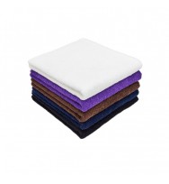 Махровое полотенце белого цвета, 50x90